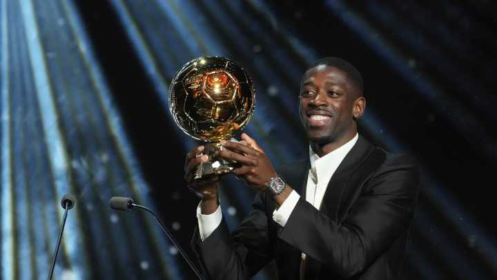 Paris St Germain and France forward Ousmane Dembele wins 2025 Ballon d’Or