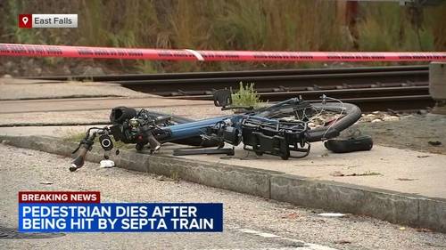 Man dies after being struck by SEPTA train in East Falls section of Philadelphia