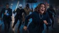 Kamala Harris Last Seen Fleeing Dozens Of International Assassins After Trump Cancels Her Secret Service Protection