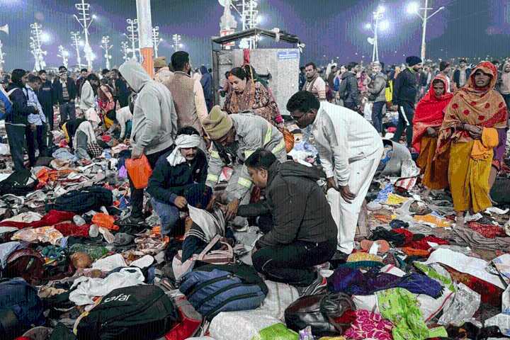 Estampida en la India dejó 38 muertos y decenas de heridos