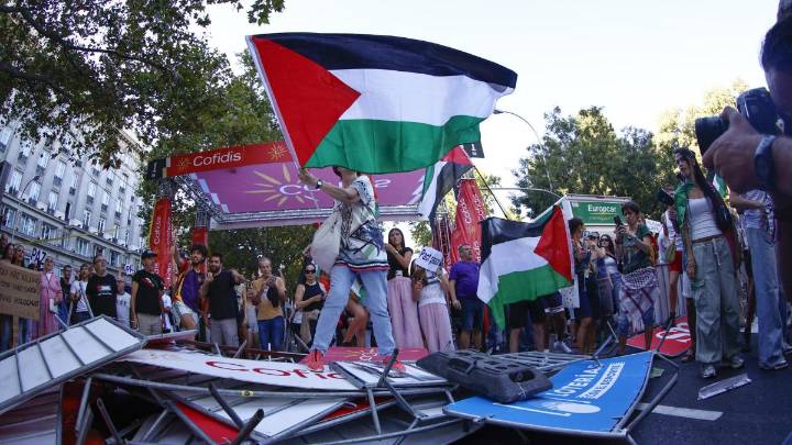 Cancelada la última etapa de la Vuelta por las manifestaciones propalestinas en Madrid