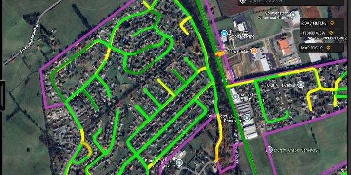 Sevierville to use new AI pavement management technology for street maintenance