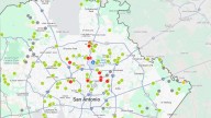 San Antonio roads close amid heavy rains
