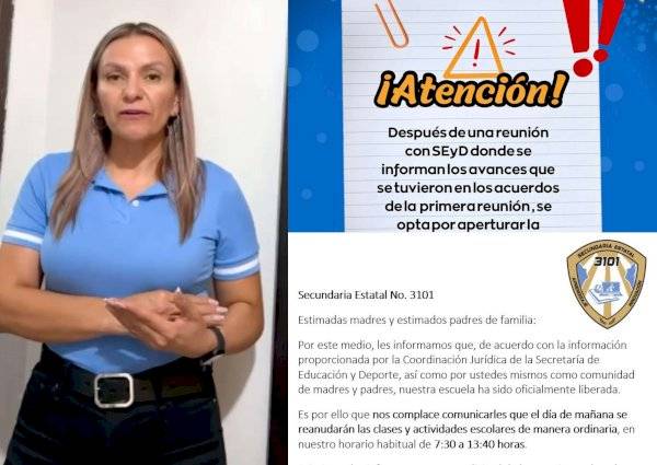 Liberan escuela al llegar a un acuerdo ante agresiones de estudiante