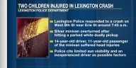 Teen driver, juvenile passenger injured in early morning crash in Lexington
