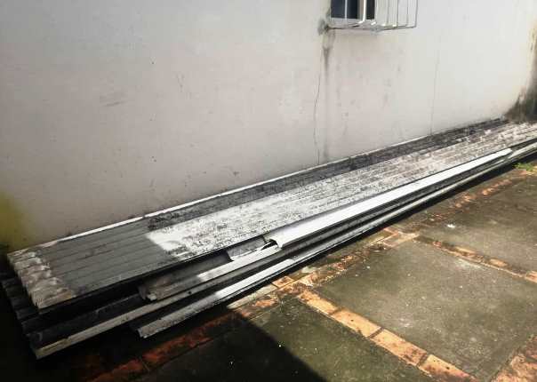 Politucupita recupera láminas de zinc en cementerio nuevo de Tucupita