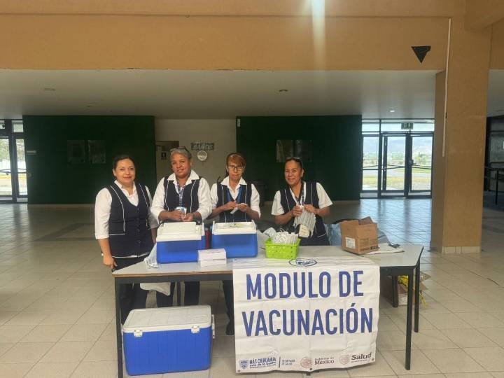 Despliegan jornada especial de vacunación contra el sarampión en la UTCJ
