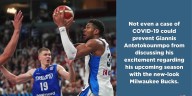 The Bucks are relieved Antetokounmpo will be back with them eventually as they try to bounce back fr