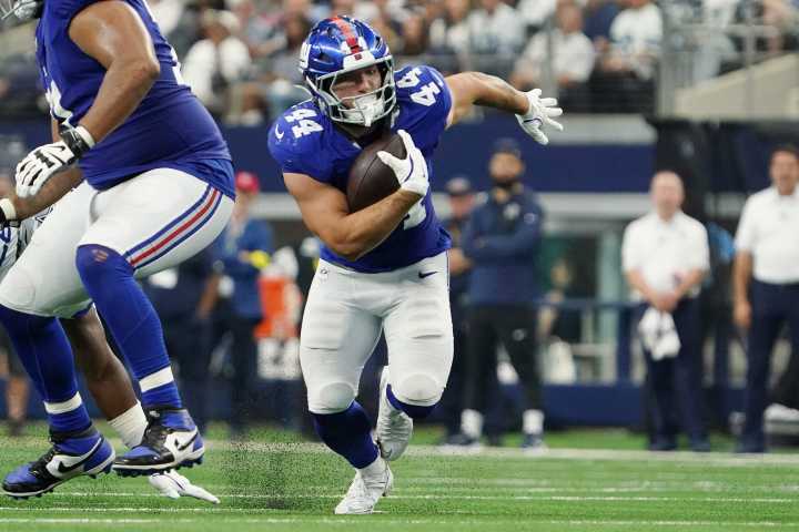Giants' rookie emerging as lead running back: 'He has taken the lead in that backfield'