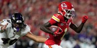 Chiefs list Xavier Worthy as full participant in first practice ahead of Ravens game