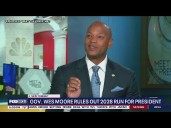 Maryland Gov. Wes Moore says he's not running for president in 2028