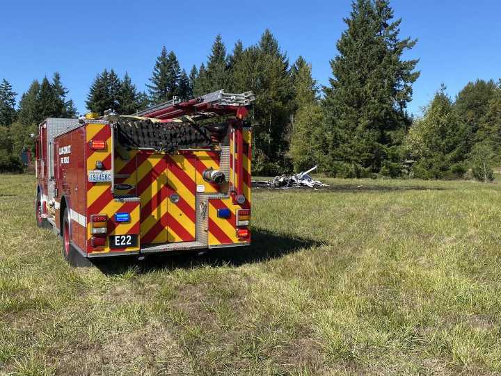 Pilot is sole fatality in small plane crash near Battle Ground
