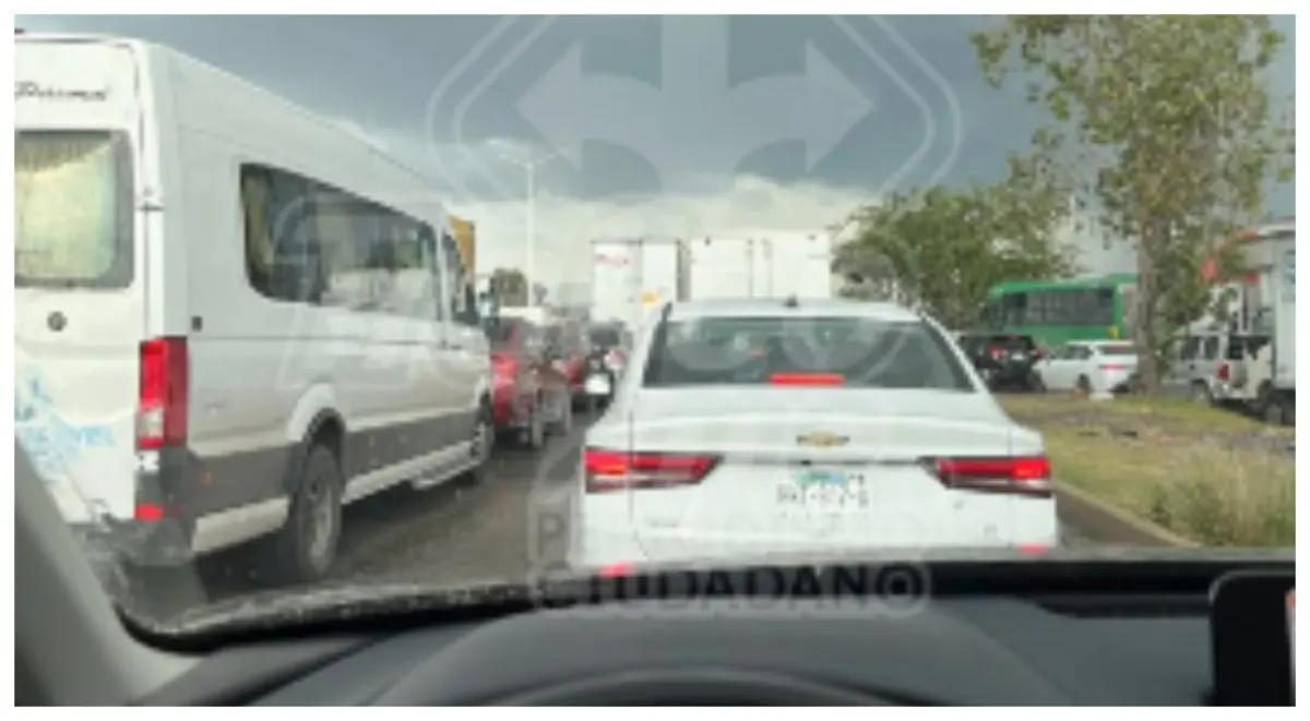 Tráfico pesado y bloqueos en la carretera Guadalajara–Chapala este 25 de septiembre