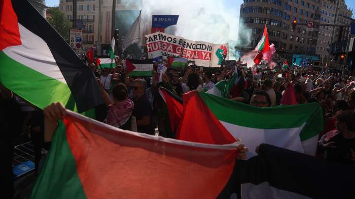 La Vuelta a España, en directo hoy: cancelada por los incidentes en Madrid, última hora de las protestas propalestinos y reacciones