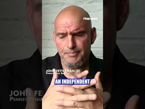 WATCH: Fetterman on switching parties #shorts #usa #us #politics #new #news #media #democracy