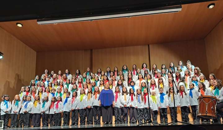 Lucida presentación de Coro Infanto-Juvenil  de la Universidad de Talca en su Concierto de Primavera