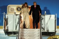 Trump arribó a Londres para iniciar una visita de Estado