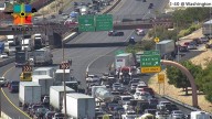 I-40 west at Carlisle Boulevard closed due to crash