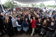 SEP coloca primera piedra de CBTIS 295 en Ecatepec, beneficiará 18 mil jóvenes