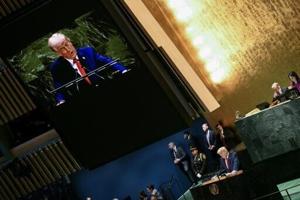 ‘Greatest con job ever’: Trump trashes climate science at UN