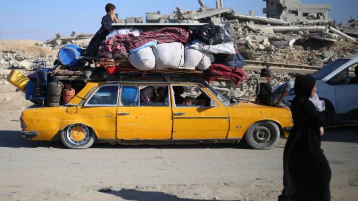 Palestinians flee Gaza City as Israel says it launched ground assault amid global outcry