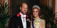 Kate Middleton deslumbra en la cena de gala en honor a Donald Trump: la tiara favorita de Lady Di y un vestido de reina