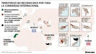 Los otros territorios del mundo que como Palestina no están reconocidos como países por la comunidad internacional