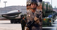 Misiles nucleares, drones submarinos y armas láser, las armas secretas del desfile militar de china