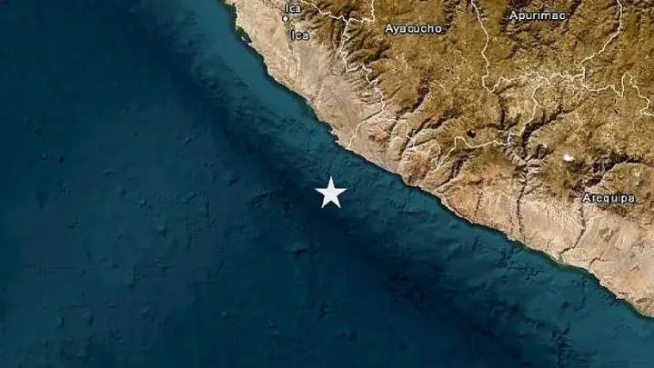 Un sismo de magnitud 4.2 remeció la región Arequipa esta mañana
