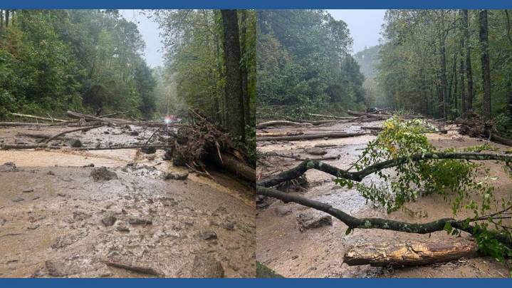 Gatlinburg Bypass closed due to landslide, Sevier. Co seeing flooding impacts