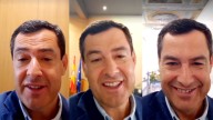 Juanma Moreno se estrena en TikTok: "Tranquilos, no voy a bailar... ¡de momento!"