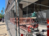 Micron installing sign this week on prominent Syracuse downtown office building