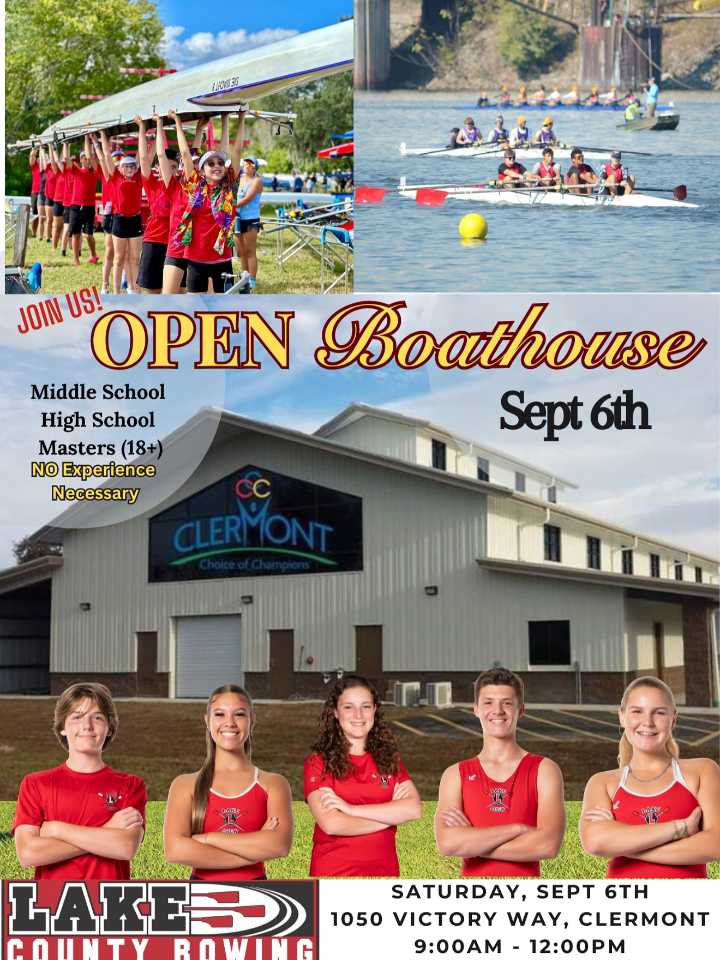 Lake County Rowing Association Invites Community To Open House At The Boathouse