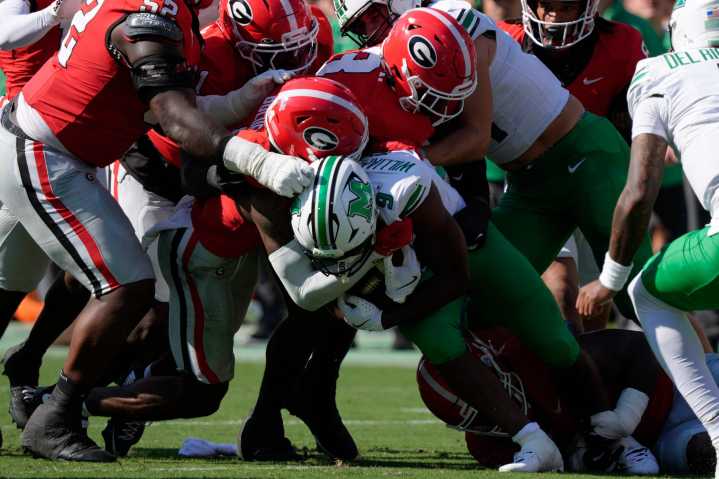 Pleased with team’s response, Gibson hopeful Herd can build momentum