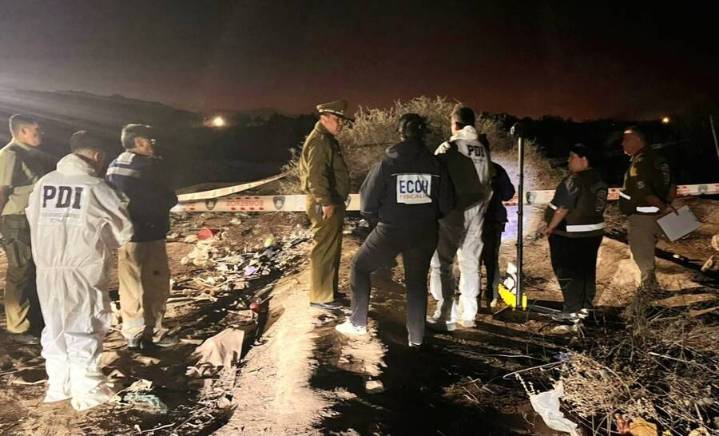 Copiapó: Fiscalía, PDI y Carabineros indagan hallazgo de cadáver calcinado