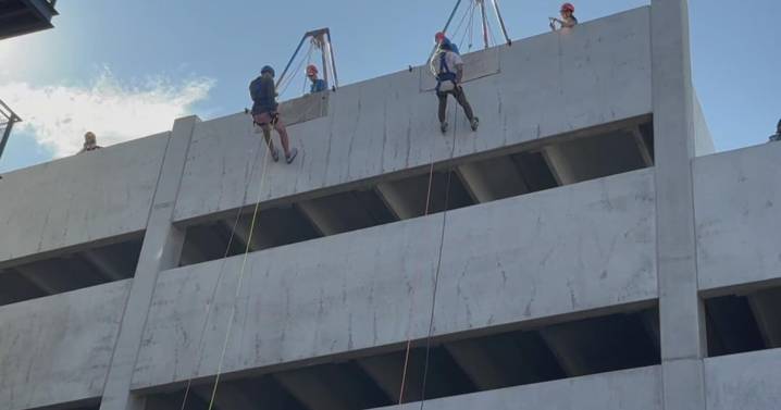 Northern Coloradans rappel for a cause with Rope for Hope event