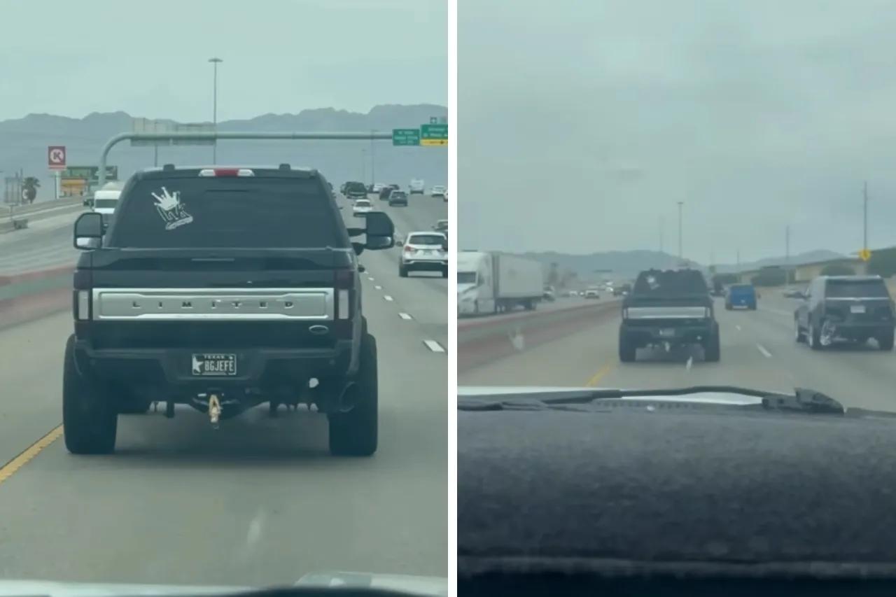 Video: ¡Indignante! Camioneta ignora ambulancia con niño grave en El Paso