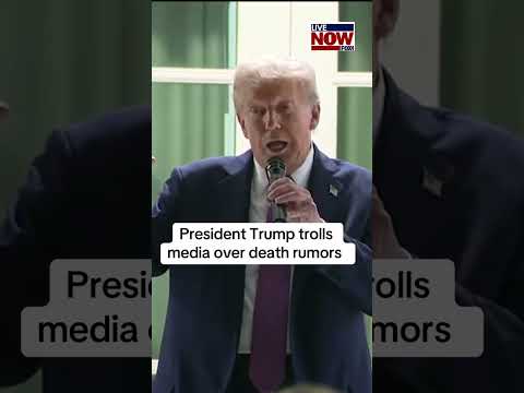 President Trump addresses death rumors