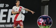 El gol de Nacho Fernández para River Plate ante Estudiantes de La Plata que convalidó el VAR