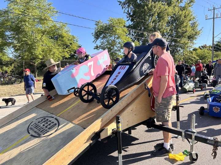 Soap box derby in Brantford provides racing thrills for children