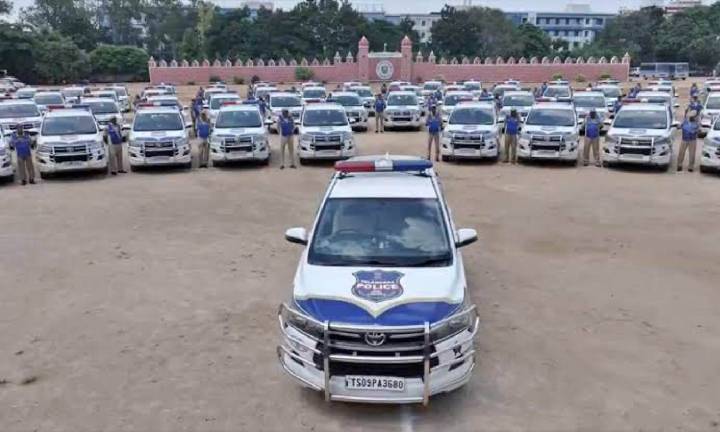'TS’ to ‘TG’:  Hyderabad Police begin replacing all police vehicle number plates with new code