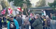 Plymouth flag protest was 'incident-free', police confirm