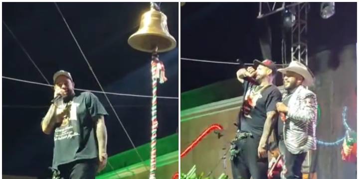 Emiliano Aguilar lanza indirecta contra su padre y hermanos en pleno Grito de Independencia; todos estaban en Jalisco