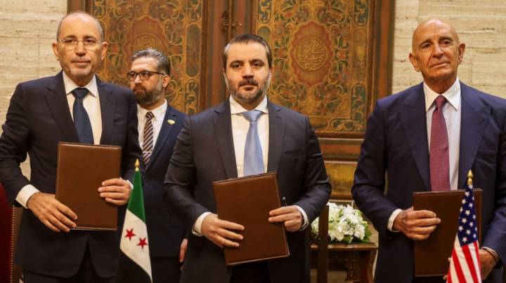 Syrian foreign minister makes historic visit to Washington 