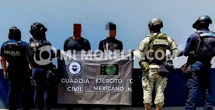 En operativo conjunto detienen a “El Fantasma” y “El Negro”, en Parácuaro