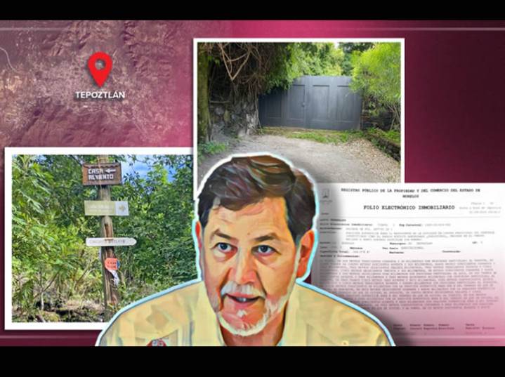 Casa de Tepoz: Noroña habita en predio irregular