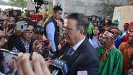 En pie, visita de Marcelo Ebrard a Ciudad Juárez
