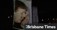 Trump–Epstein images projected onto Windsor Castle
