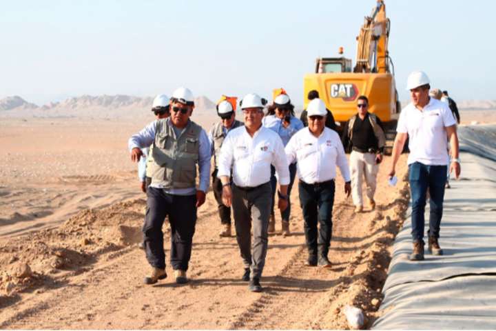 Lambayeque: ministro supervisa avances de obras de nuevo relleno sanitario en Chiclayo