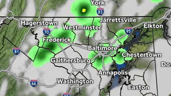 Impact Weather: Thunderstorms, severe winds possible across Maryland